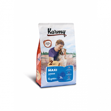 Karmy Maxi Junior сухой корм с индейкой для щенков крупных пород в возрасте до 1 года