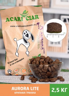 Acari Ciar Aurora Lite сухой корм для собак всех пород с говядиной крупная гранула