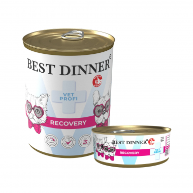 Best Dinner Vet Profi Recovery для кошек и собак Влажный диетический корм повышенной калорийности для восстановления и реабилитации