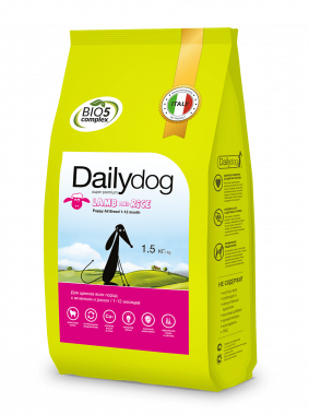 Dailydog classic line Puppy All breed Lamb and Rice сухой корм для щенков всех пород с ягненком и рисом