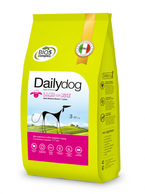 Dailydog classic line Adult Medium breed Lamb and Rice сухой корм для взрослых собак средних пород с ягненком и рисом