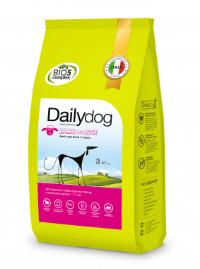 Dailydog classic line Adult Large breed Lamb and Rice сухой корм для взрослых собак крупных пород с ягненком и рисом