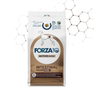 Forza10 Intestinal Colon Fase1 Active сухой корм для взрослых собак при хронических колитах и проблемах ЖКТ