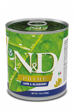 Farmina N&D Prime Adult Dog Lamb & Blueberry влажный корм для взрослых собак с ягненком и черникой 6штх285г
