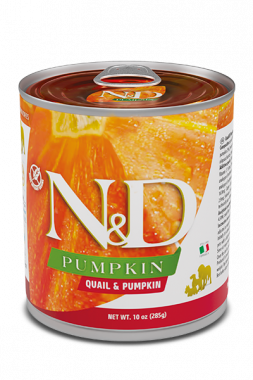 Farmina N&D Pumpkin Adult Dog Quail & Pumpkin влажный корм для взрослых собак с перепелом и тыквой 6штх285г