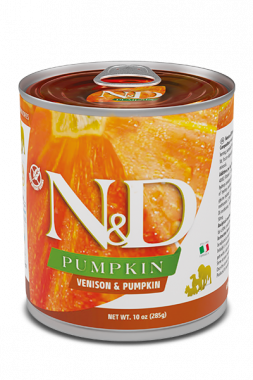 Farmina N&D Pumpkin Adult Dog Venison & Pumpkin влажный корм для взрослых собак с олениной и тыквой 6штх285г
