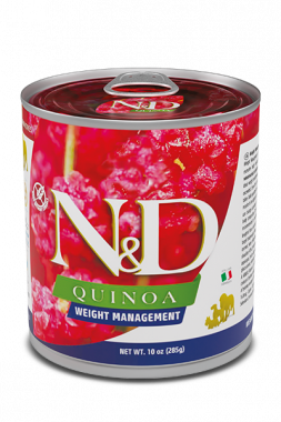 Farmina N&D Quinoa Adult Dog Weight Management влажный корм для взрослых собак для поддержания оптимального веса 6штх285г