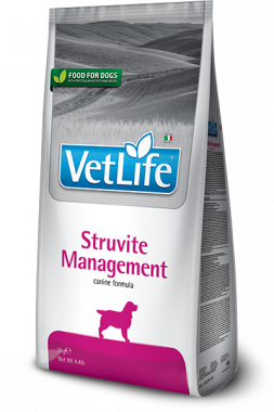 Farmina Vet Life Struvite Management Canine диетический корм для взрослых собак для профилактики рецидивов струвитных камней