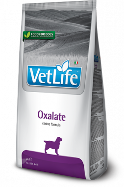 Farmina Vet Life Oxalate Canine диетический корм для взрослых собак для профилактики образования оксалатных уратных и цистиновых камней