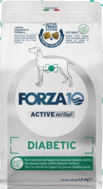 Forza10 ACTIVE Vet Diet DIABETIC сухой корм для взрослых собак всех пород для поддержки уровня глюкозы
